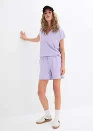 Shorts in felpa di puro cotone, bonprix