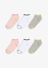 Calzini per sneakers con cotone biologico (pacco da 6), bonprix