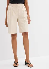 Bermuda in misto viscosa con pinces, bonprix