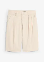 Bermuda in misto viscosa con pinces, bonprix