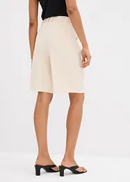 Bermuda in misto viscosa con pinces, bonprix