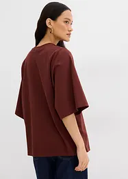 Maglia oversize in puro cotone biologico con maniche ampie, bonprix