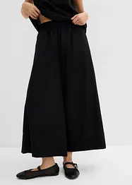 Pantaloni culotte ampi in puro cotone, bonprix