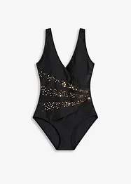 Costume intero con paillettes, bonprix