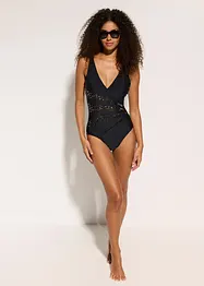 Costume intero con paillettes, bonprix
