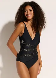 Costume intero con paillettes, bonprix
