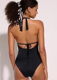 Costume intero con scollatura profonda e allacciatura dietro al collo, bonprix