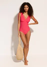 Costume intero con spalline larghe ed effetto modellante leggero, bonprix