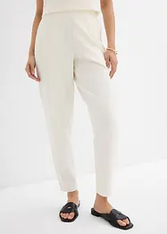 Pantaloni alla caviglia in piquet, bonprix