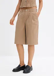 Bermuda lunghi in misto cotone elasticizzato, bonprix