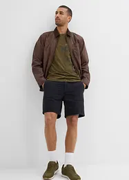 Shorts in twill di puro cotone, loose fit, bonprix
