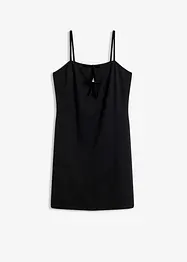 Miniabito con dettaglio in finta pelle, bonprix