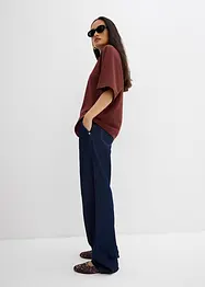 Maglia oversize in puro cotone biologico con maniche ampie, bonprix