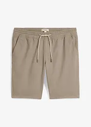 Bermuda con elastico in vita in puro cotone, regular fit, bonprix