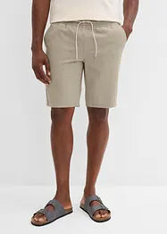 Bermuda con elastico in vita in puro cotone, regular fit, bonprix