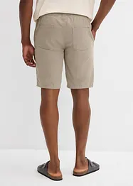 Bermuda con elastico in vita in puro cotone, regular fit, bonprix