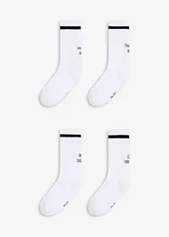 Calze da tennis con cotone biologico (pacco da 4), bonprix