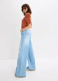 Maglia con maniche a sbuffo, bonprix