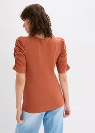 Maglia con maniche a sbuffo, bonprix
