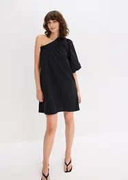 Abito monospalla in cotone, bonprix