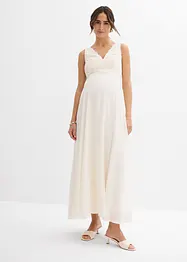 Abito da sposa prémaman con pizzo, satin e georgette, bonprix