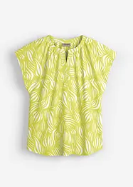 Maglia serafino in misto viscosa morbido, bonprix
