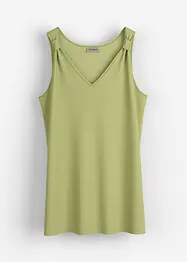 Top lungo in misto lino e viscosa, bonprix