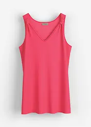 Top lungo in misto lino e viscosa, bonprix