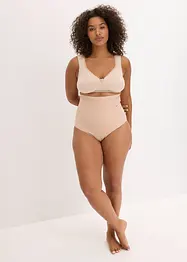 Slip contenitivo senza cuciture a vita alta con effetto modellante medio, bonprix