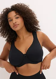 Reggiseno t-shirt minimizer con ferretto e cotone biologico (pacco da 2), bonprix