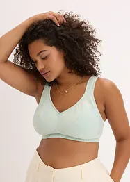 Reggiseno senza ferretto  con cotone biologico (pacco da 2), bonprix