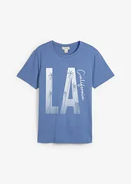 T-shirt in puro cotone biologico, slim fit, bonprix