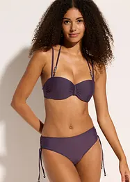 Bikini a balconcino con spalline aggiuntive da legare al collo (set 2 pezzi), bonprix