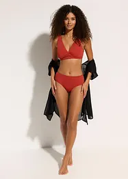 Reggiseno bustier per bikini con scollatura a V, bonprix