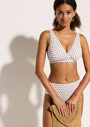 Reggiseno bustier per bikini con scollatura a V, bonprix