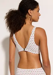 Reggiseno bustier per bikini con scollatura a V, bonprix