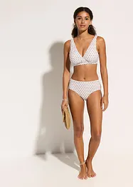 Reggiseno bustier per bikini con scollatura a V, bonprix