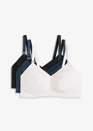 Reggiseno allattamento senza ferretto con cotone biologico (pacco da 3), bonprix