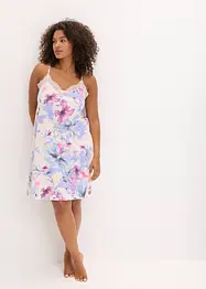 Camicia da notte corta in misto viscosa morbido, bonprix