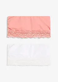 Reggiseno a fascia con cotone biologico (pacco da 2), bonprix