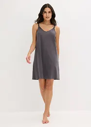 Camicia da notte corta con dettagli a nodo, bonprix