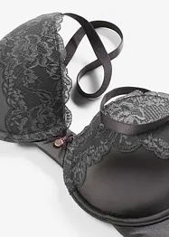 Reggiseno con coppe preformate ed effetto lucido, bonprix