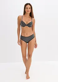 Reggiseno con coppe preformate ed effetto lucido, bonprix