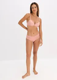 Reggiseno con coppe preformate ed effetto lucido, bonprix