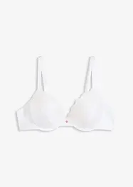Reggiseno con coppe preformate ed effetto lucido, bonprix