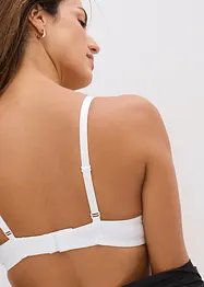 Reggiseno con coppe preformate ed effetto lucido, bonprix