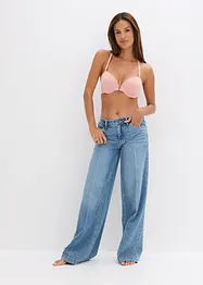 Reggiseno con coppe preformate, ferretto, chiusura anteriore e cotone (pacco da 2), bonprix
