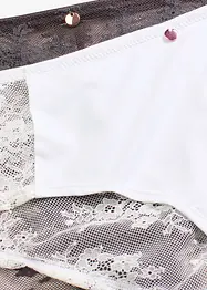 Panty con pizzo (pacco da 2), bonprix