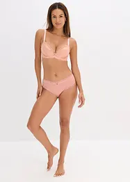 Reggiseno push-up con effetto lucido, bonprix