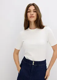 Maglia a costine in soffice misto viscosa, bonprix